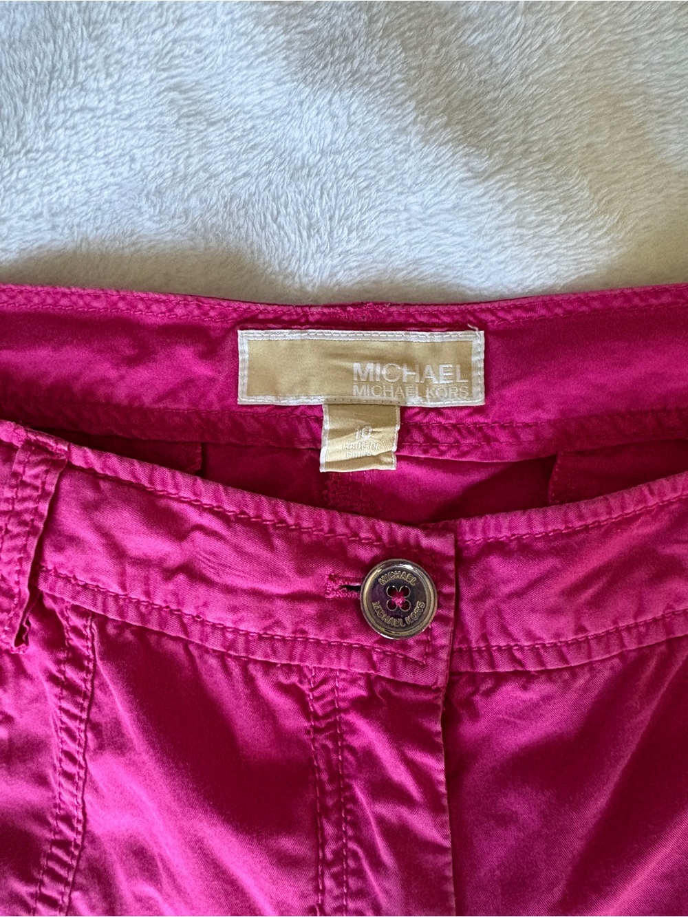 Michael Kors Hot Pink Cargo Shorts - Picture 5 of 11